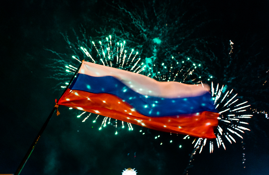 В Симферополе отмечают проведение референдума