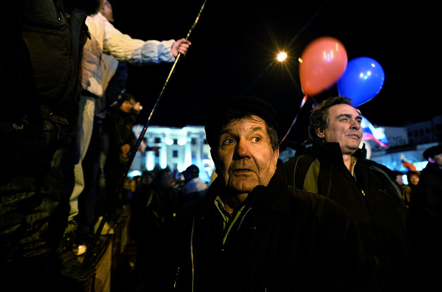 В Симферополе отмечают проведение референдума