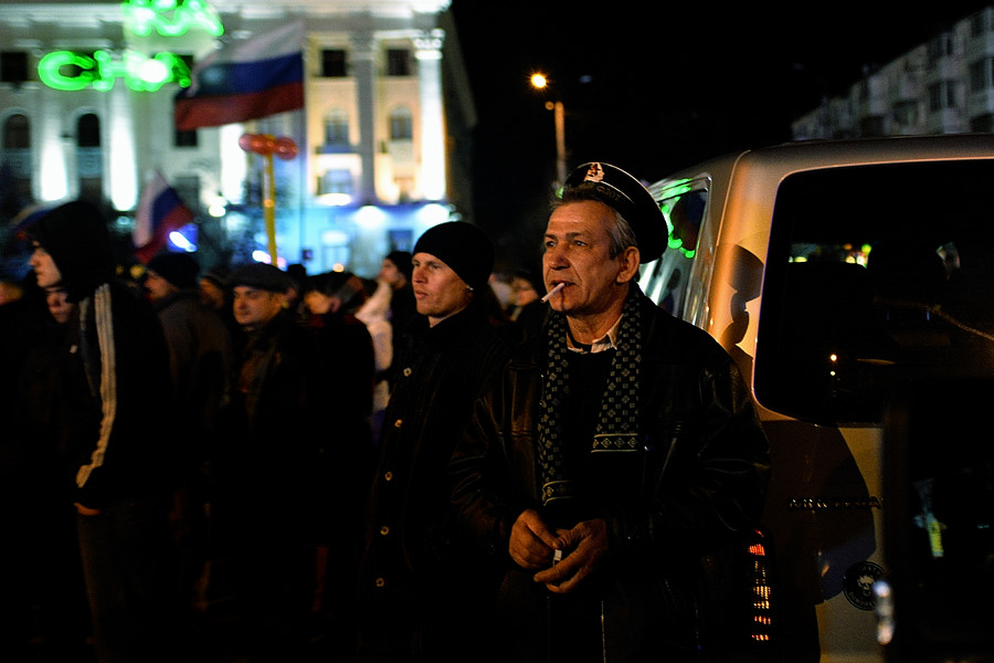 В Симферополе отмечают проведение референдума