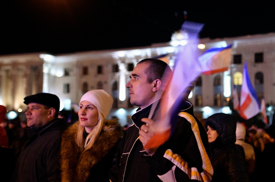 В Симферополе отмечают проведение референдума