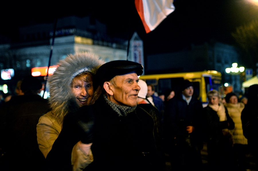 В Симферополе отмечают проведение референдума
