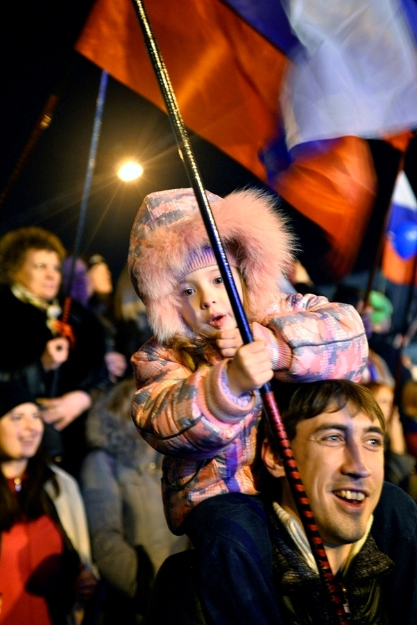 В Симферополе отмечают проведение референдума