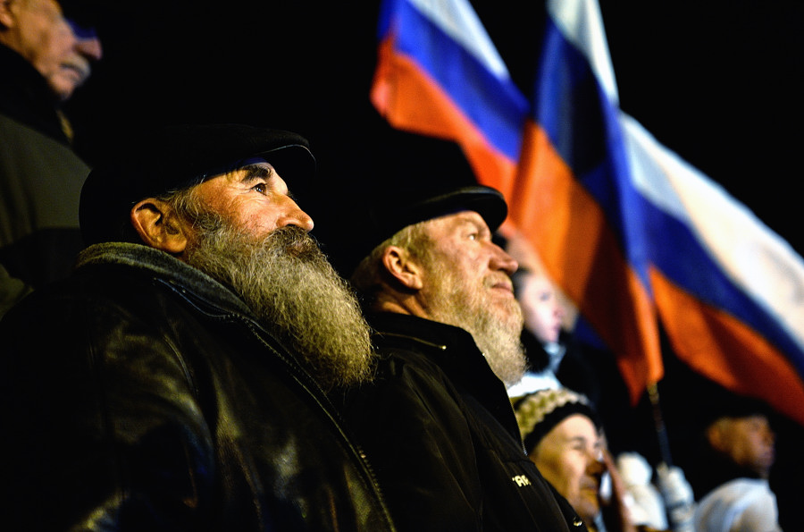 В Симферополе отмечают проведение референдума