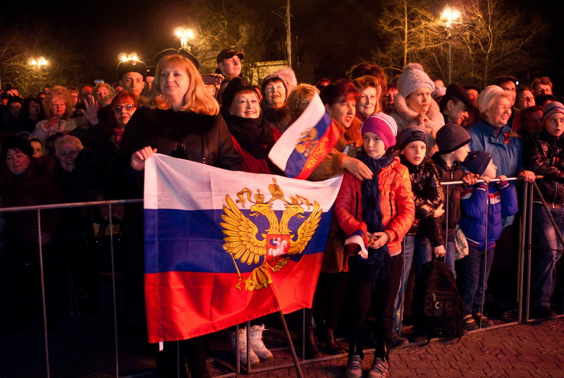 В Севастополе выступил ансамбль российской армии