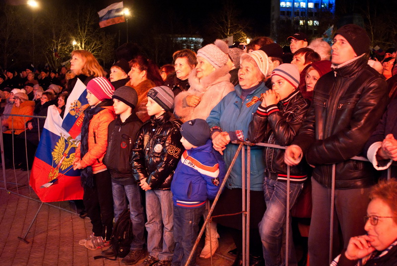 В Севастополе выступил ансамбль российской армии