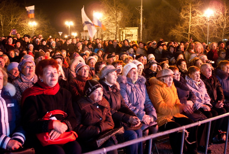 В Севастополе выступил ансамбль российской армии