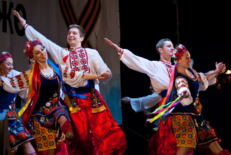 В Севастополе выступил ансамбль российской армии