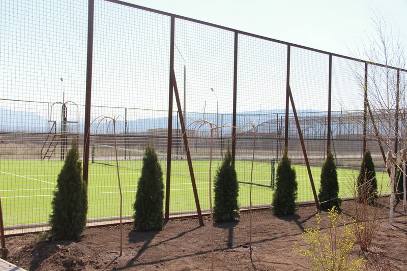 В парке львов в Белогорском районе построили вертолетную площадку