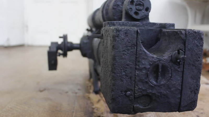 В Феодосии заканчивают реконструкцию пушки для памятника подводникам