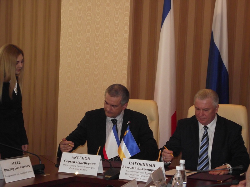 В Крыму подписали соглашение о сотрудничестве с Бурятией