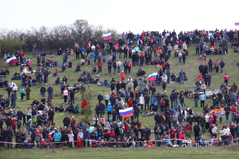 В Симферопольском районе устроили военную реконструкцию