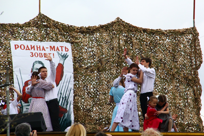 В Симферопольском районе устроили военную реконструкцию