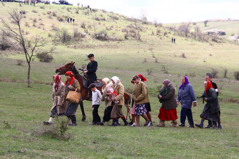В Симферопольском районе устроили военную реконструкцию