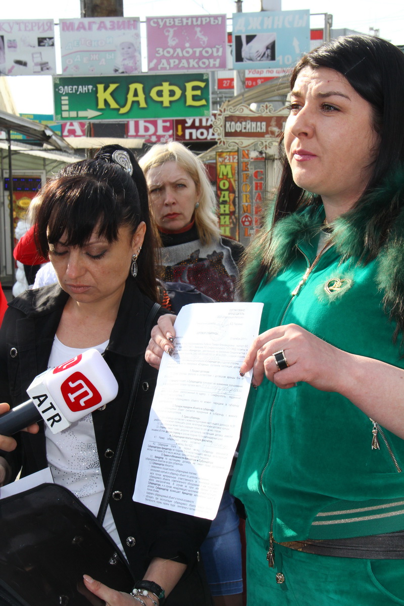 Предприниматели подземных переходов Симферополя митинговали против смены руководства