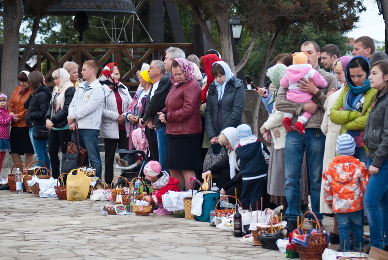 В Севастополе освятили «Царь-Пасху»