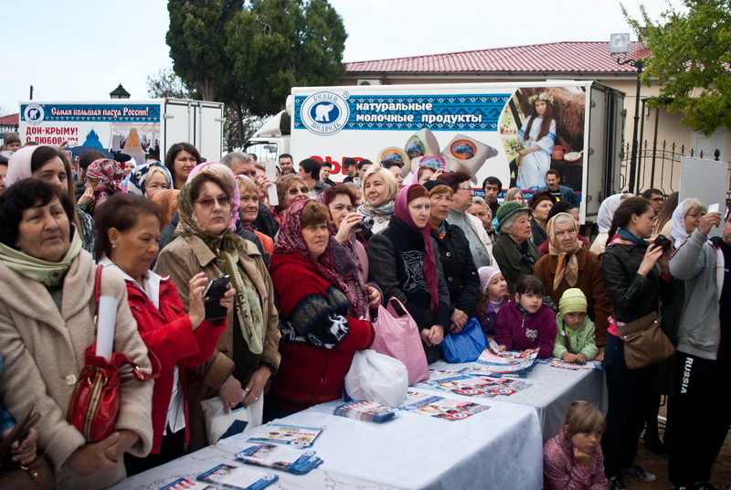 В Севастополе освятили «Царь-Пасху»