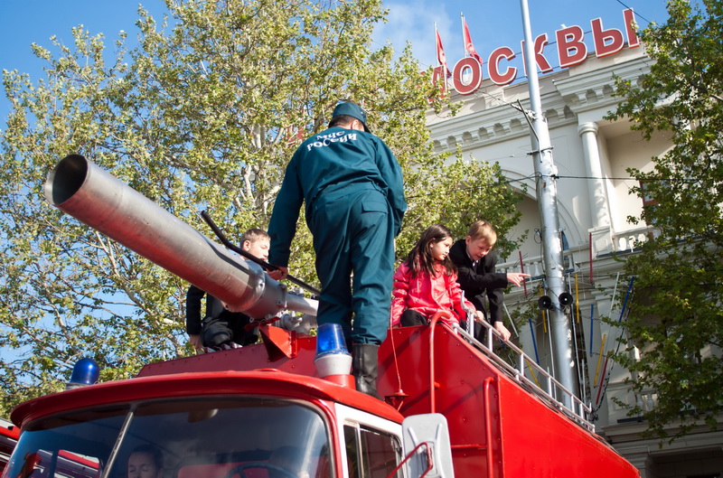 В Севастополе отметили 365-летие пожарной охраны