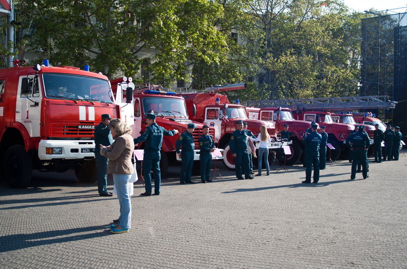 В Севастополе отметили 365-летие пожарной охраны