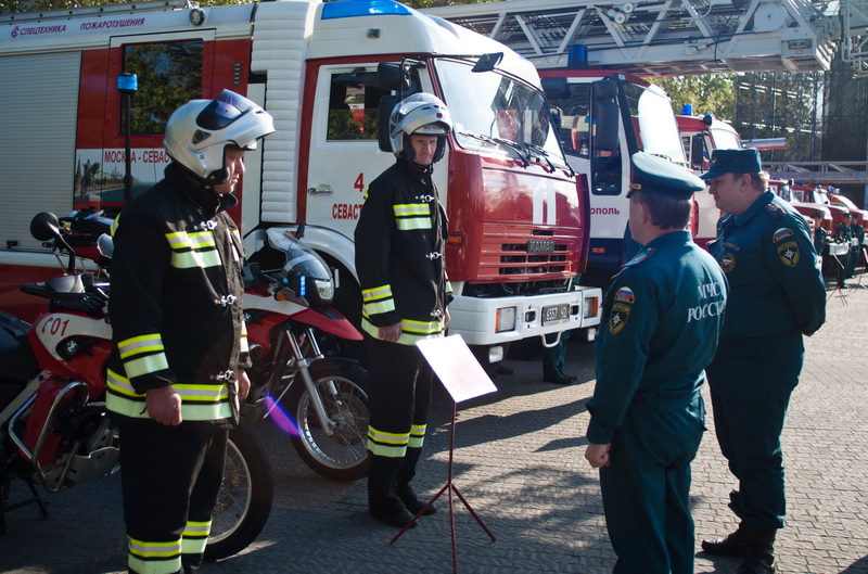 В Севастополе отметили 365-летие пожарной охраны
