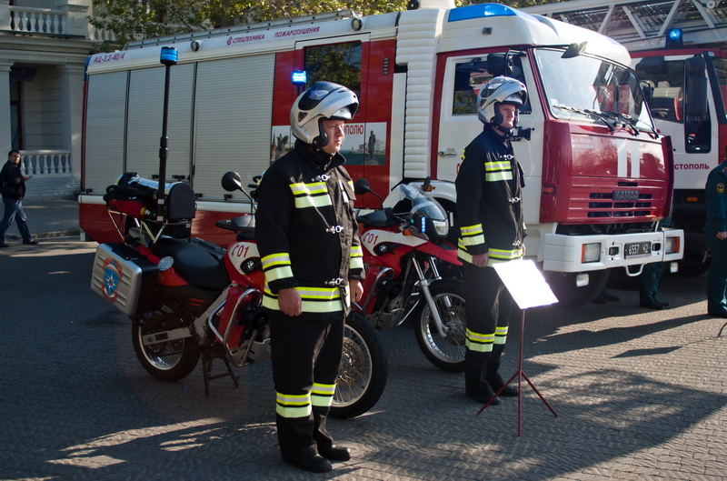 В Севастополе отметили 365-летие пожарной охраны