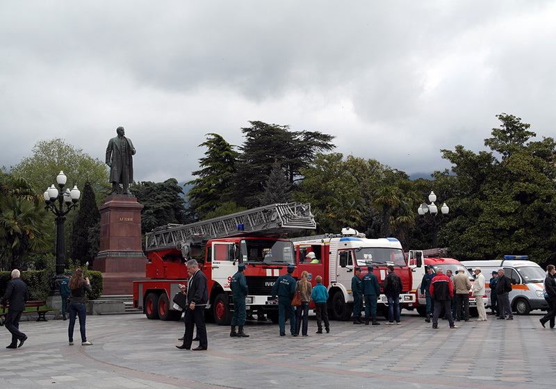 В Ялте отметили годовщину пожарной охраны РФ