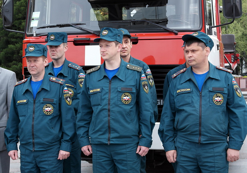 В Ялте отметили годовщину пожарной охраны РФ