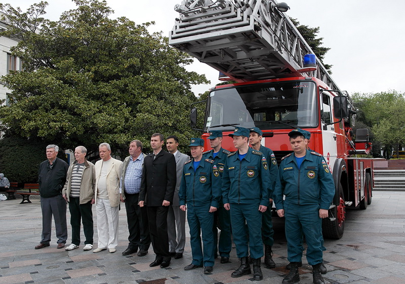 В Ялте отметили годовщину пожарной охраны РФ