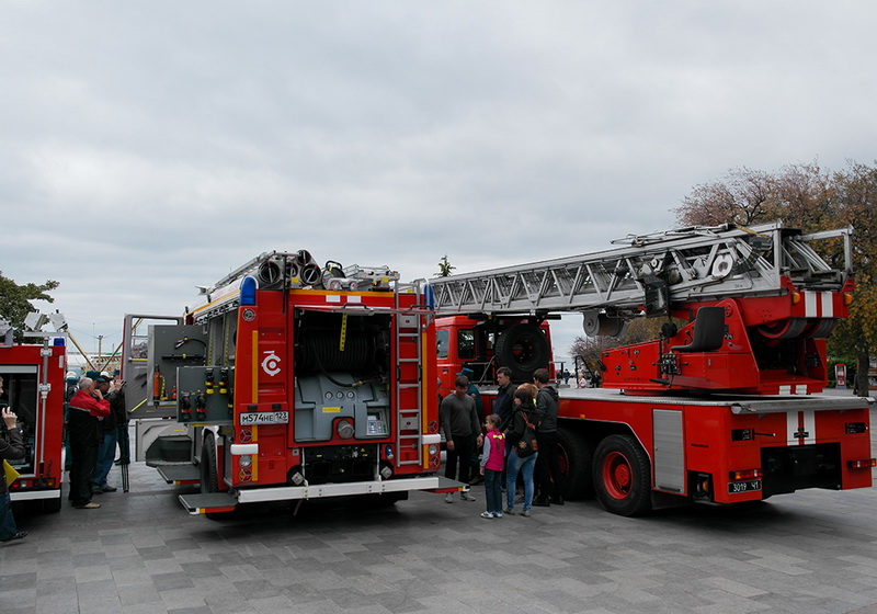 В Ялте отметили годовщину пожарной охраны РФ