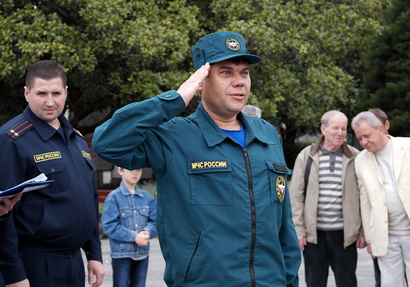 В Ялте отметили годовщину пожарной охраны РФ