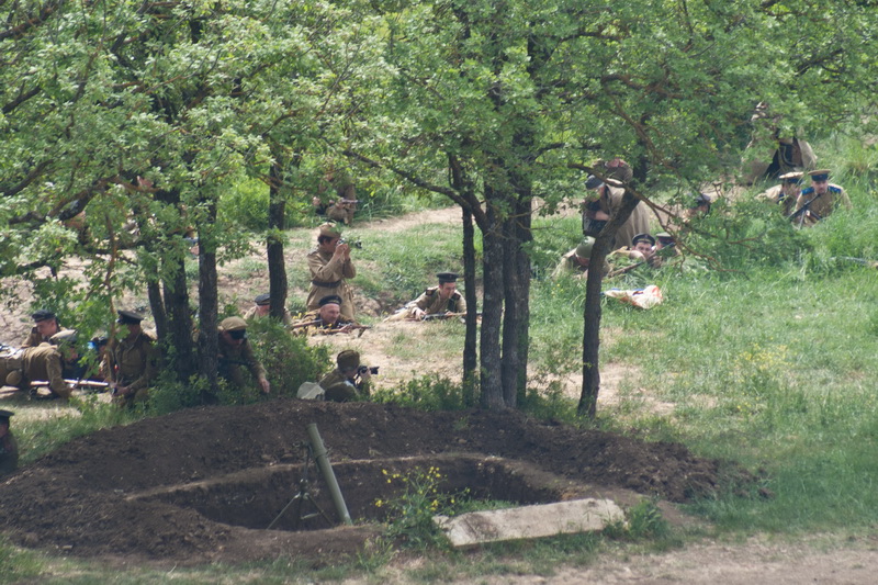 На Сапун-горе показали историческую реконструкцию 
