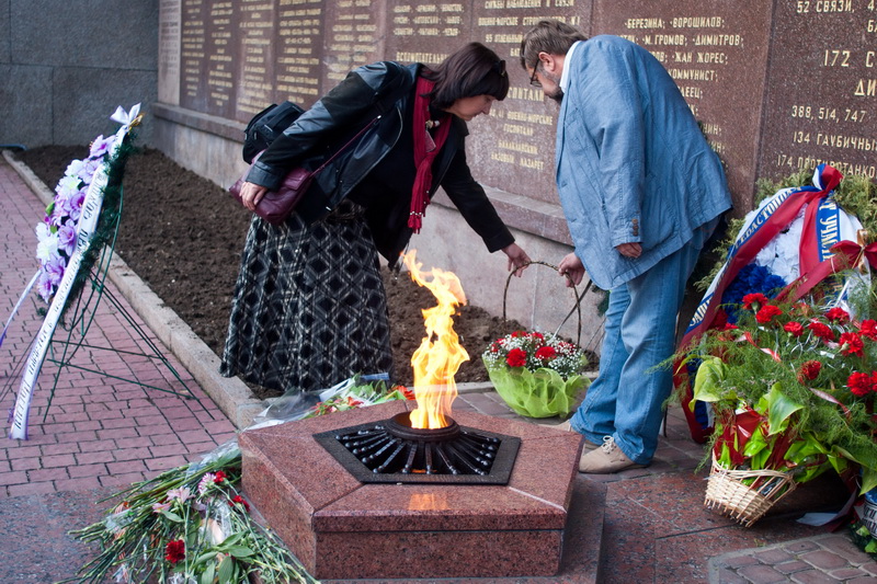 В Севастополе почтили память военных журналистов