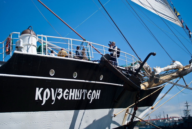 В Севастополь зашел парусник «Крузенштерн»