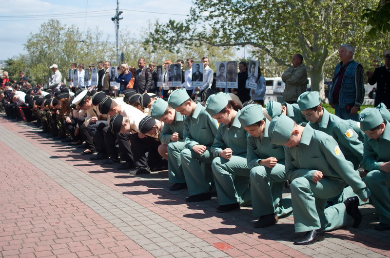 В Севастополе провели мемориальный час