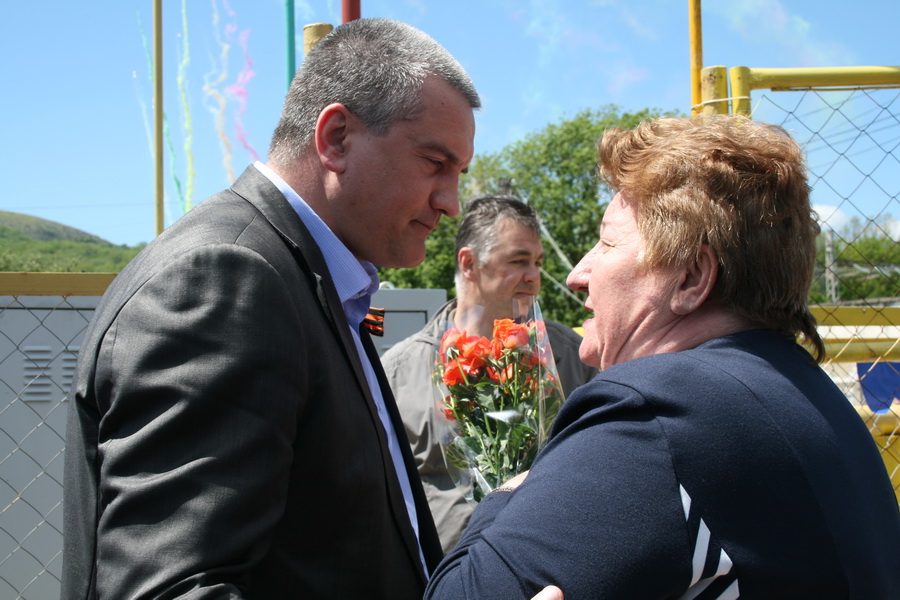 В село Перевальное Симферопольского района пустили газ