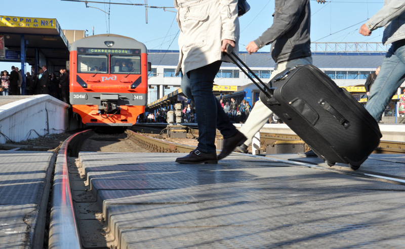 В Крыму начал курсировать российский электропоезд