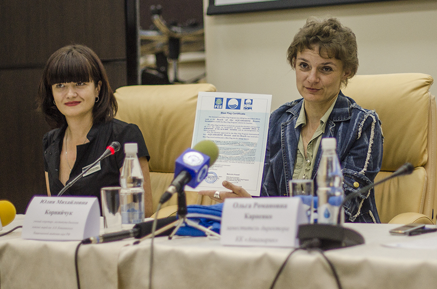 Севастопольский пляж получил высшую оценку Федерации экологического образования