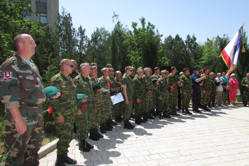 В Бахчисарае открыли памятник пограничникам, погибшим в Афганистане