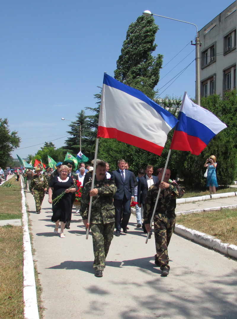 В Бахчисарае открыли памятник пограничникам, погибшим в Афганистане