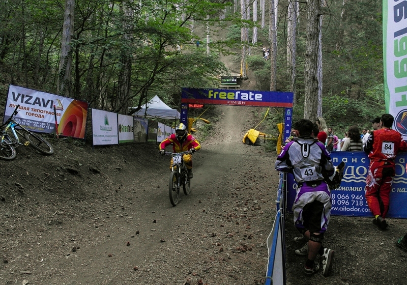 На Ай-Петри прошли велосоревнования Free Rate DH