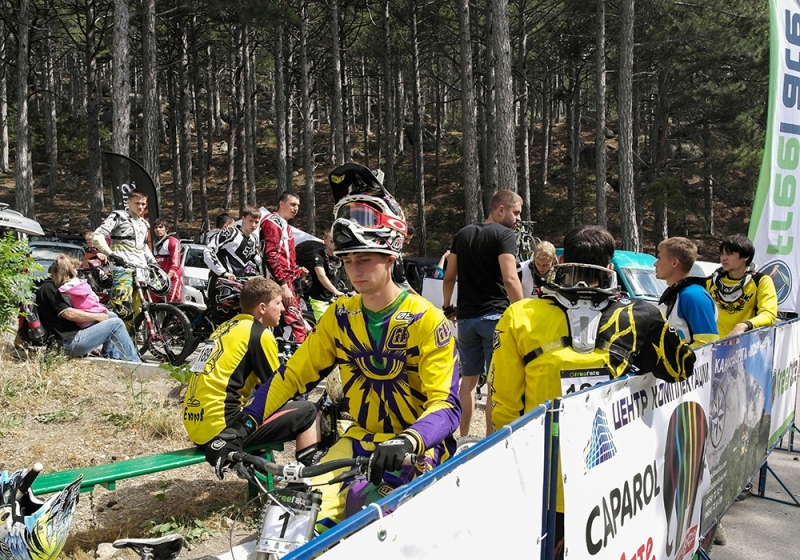 На Ай-Петри прошли велосоревнования Free Rate DH