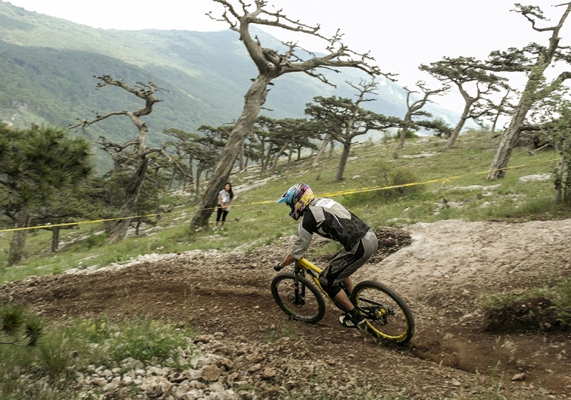 На Ай-Петри прошли велосоревнования Free Rate DH