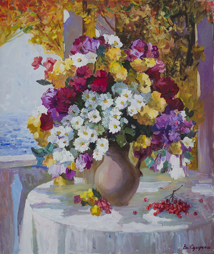 В Севастополе открылась выставка картин Всеволода Сухоруких