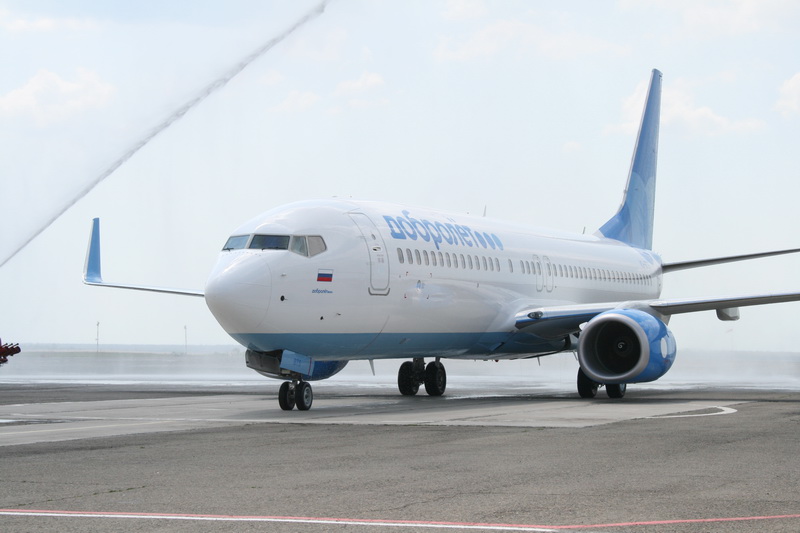 В Симферополь прилетел первый рейс авиакомпании «Добролет»