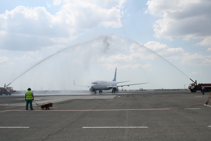 В Симферополь прилетел первый рейс авиакомпании «Добролет»