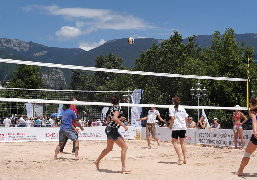 День России в Ялте отметили спортивными соревнованиями