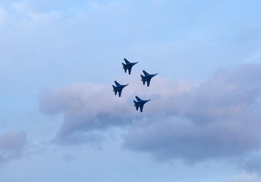 В Ялте прошло грандиозное аква-воздушное шоу