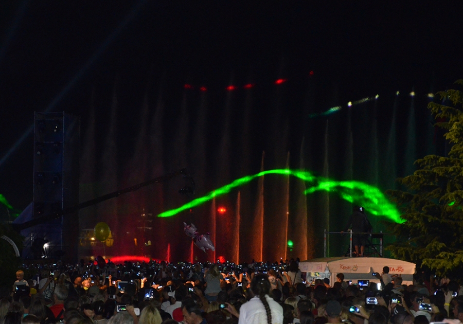 Российские артисты выступили в Ялте