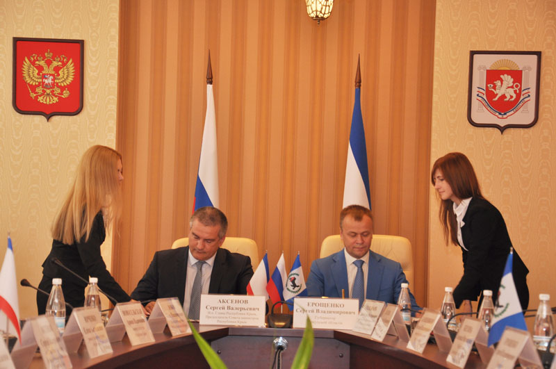 Совмин Крыма подписал соглашение о сотрудничестве с Иркутской областью