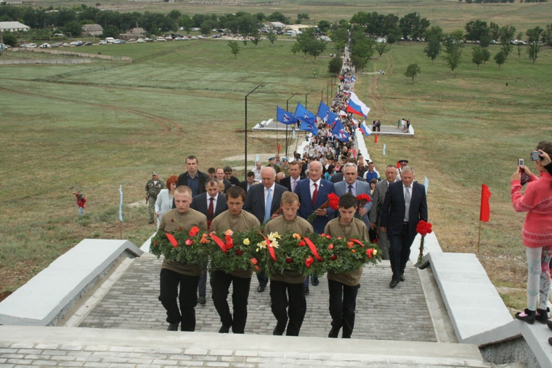 В Крыму реконструировали мемориальный комплекс Девяти Героев Советского Союза