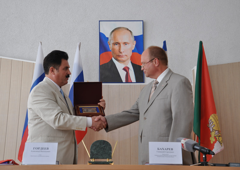 Симферопольский район и Вологодская область подписали соглашение о сотрудничестве